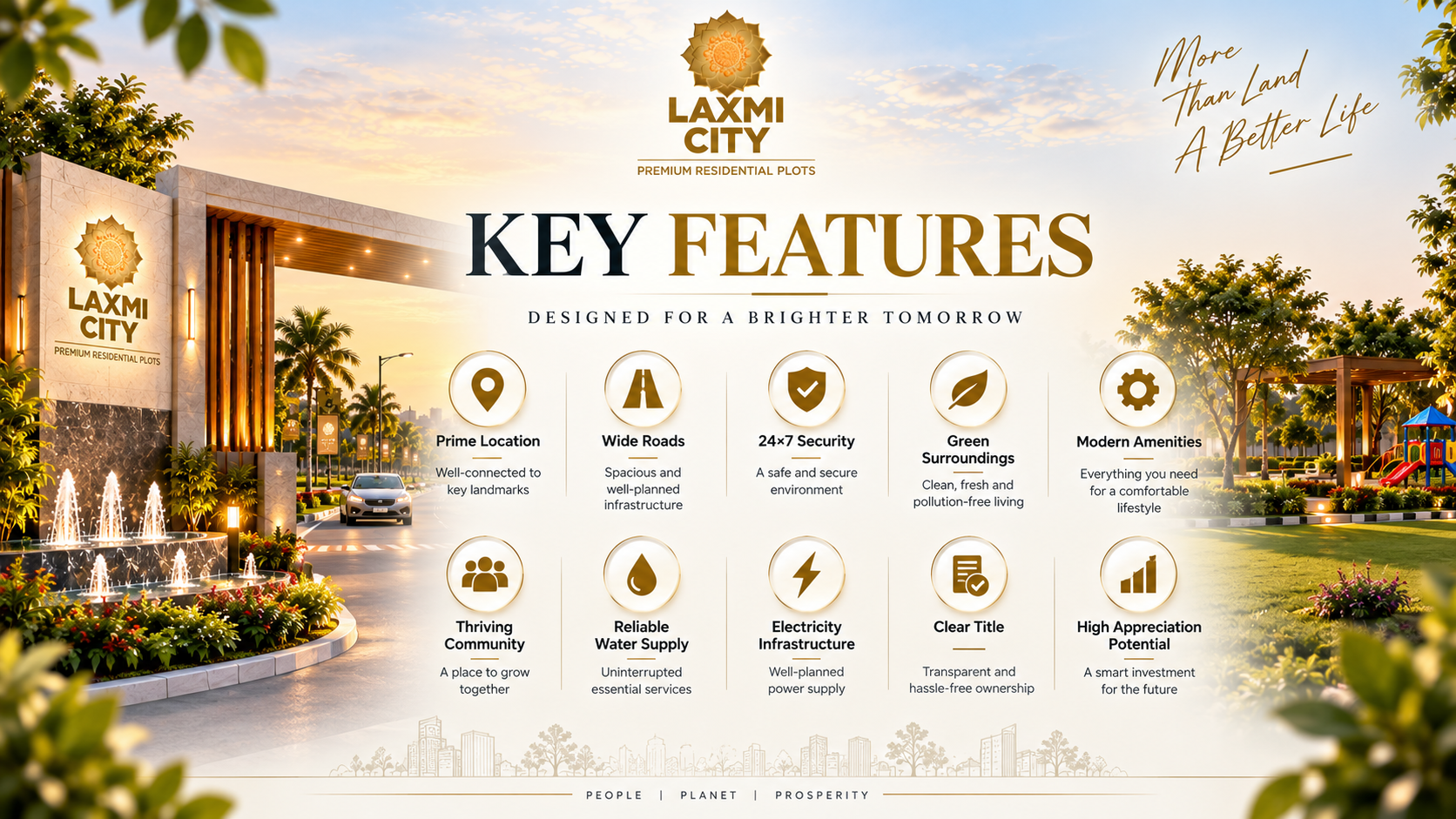 Key features of Laxmi City