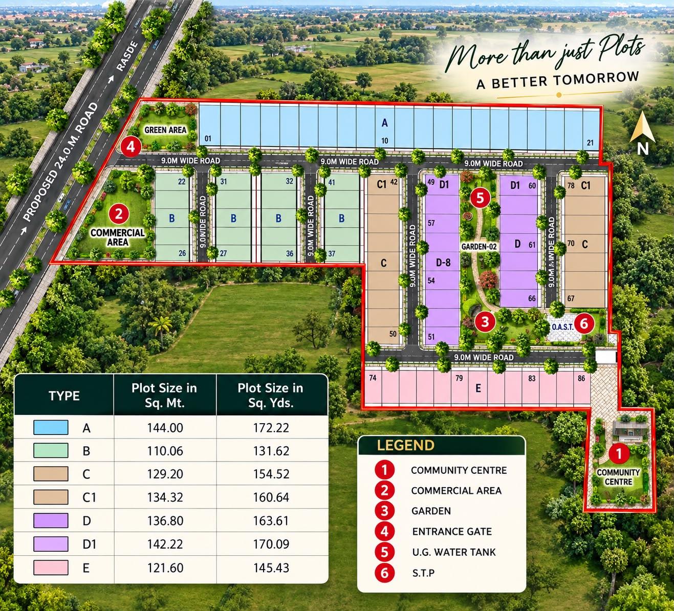 Official Laxmi City site plan
